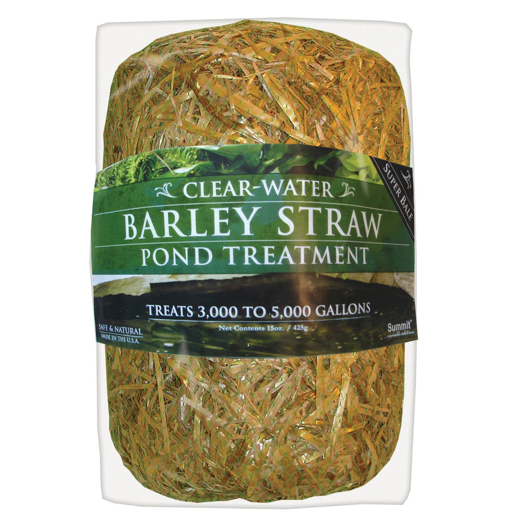 Summit Clear-Water Barley Straw Pond Treatment, 2-Pack, Treats upto 2000 Gallons, 1000 Gallons per Bale