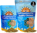 Buff Clucks Chicken Herb Supplement Mix – Large Bundle | Garden-Fresh Botanical Treat & Nesting Box Topper for Backyard Chickens, Ducks & Quail | Aromatic Oregano, Calendula, Basil, Lavender
