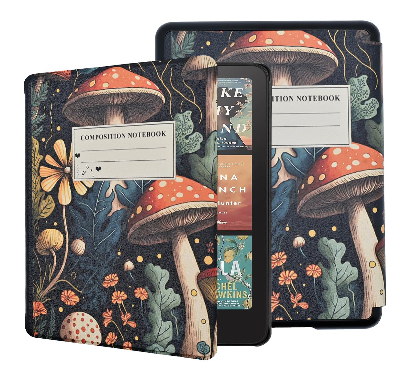 Case for All-New Kindle Paperwhite 12th Gen 2024 and Kindle Colorsoft Signature Edition, Book Lovers Gifts Lightweight PU Leather Protective Cover with Auto Sleep Wake Hand Strap