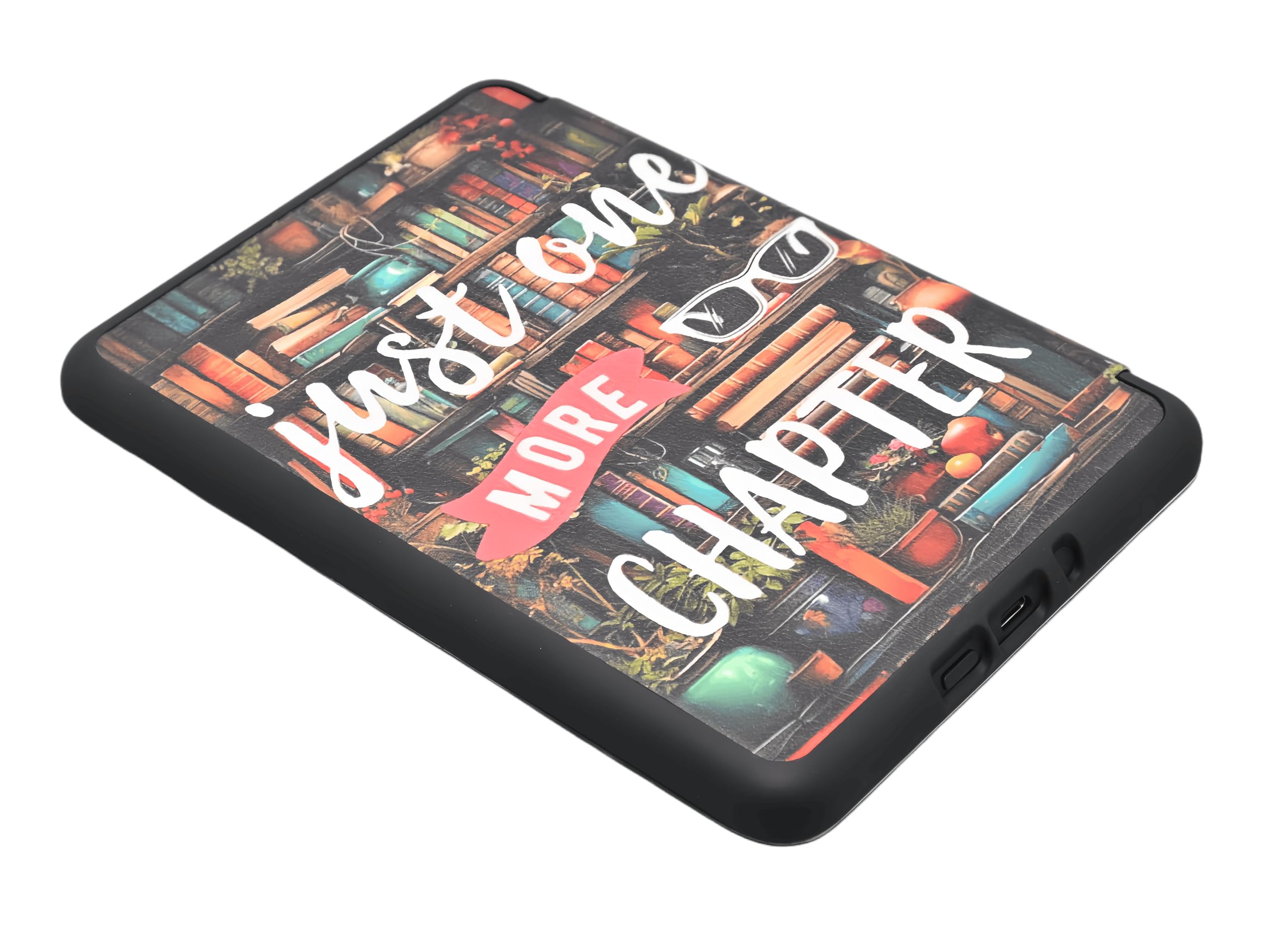 Case for All-New Kindle Paperwhite 12th Gen 2024 and Kindle Colorsoft Signature Edition, Book Lovers Gifts Lightweight PU Leather Protective Cover with Auto Sleep Wake Hand Strap