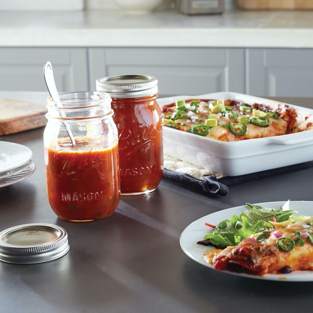 Ball Mason 4oz Quilted Jelly Jars with Lids and Bands, Set of 12