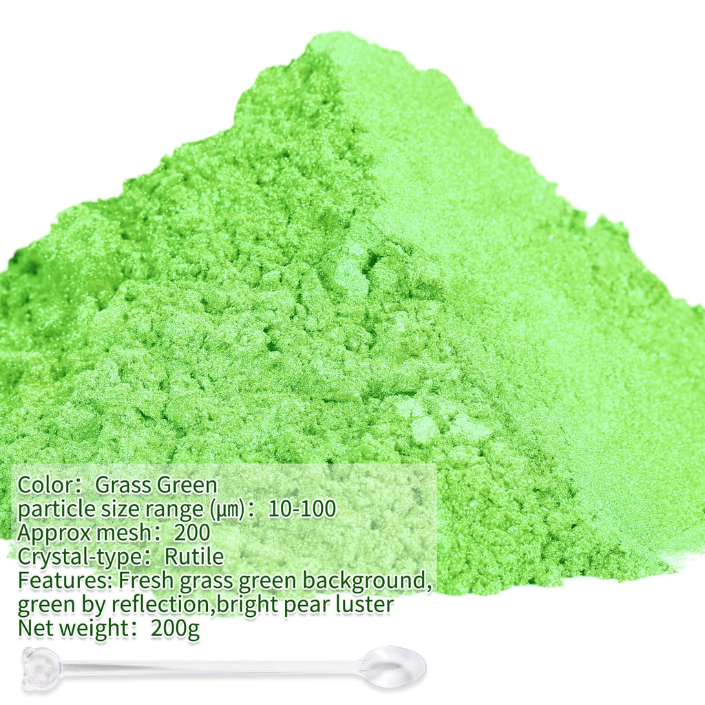 CHANGTIKEJI Mica Powder，24 Colors - 10g/Bottle of Natural Pigment Powder for Epoxy Resin，Soap Making，Candle Making,Lip Gloss,Car Freshies,Dye,Nail Polish,Bath Bombs