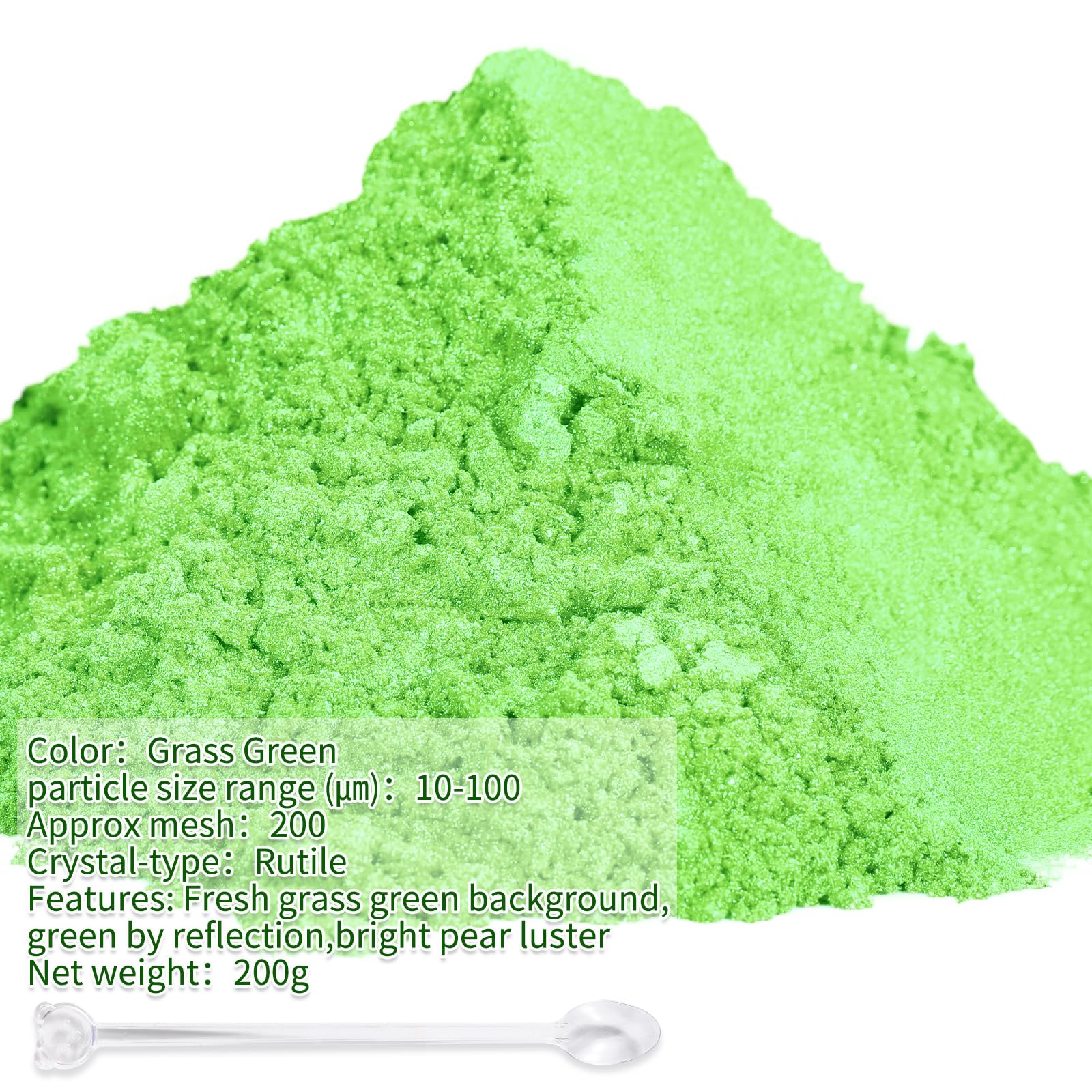 CHANGTIKEJI Mica Powder，24 Colors - 10g/Bottle of Natural Pigment Powder for Epoxy Resin，Soap Making，Candle Making,Lip Gloss,Car Freshies,Dye,Nail Polish,Bath Bombs