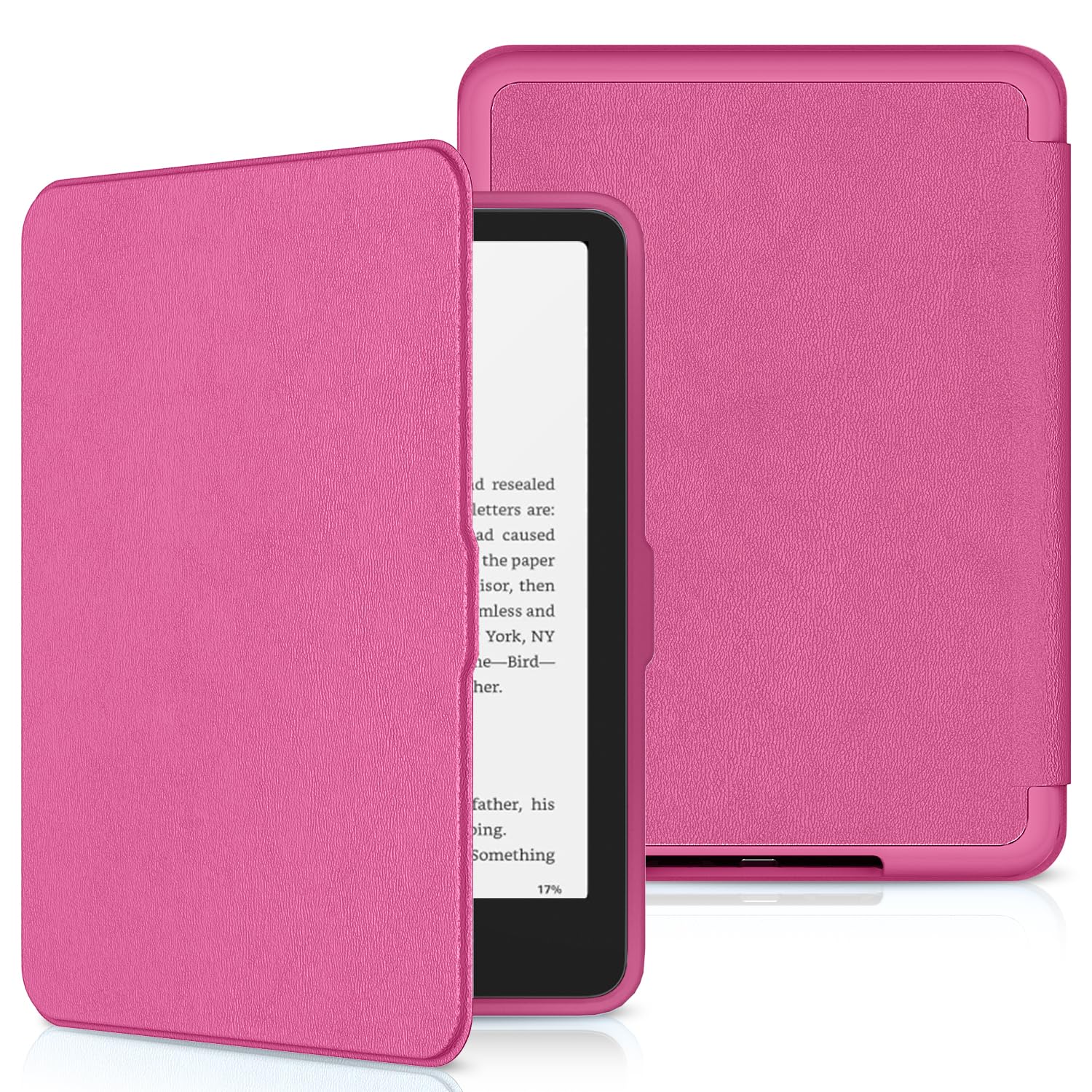New Kindle Paperwhite 2024 Case 7" (12th Gen) & Kindle Colorsoft Signature Edition Case, Sanyetral Slim PU Leather Cover with Soft TPU Back and Auto Sleep/Wake, Not for Remarkable Kobo -Light Blue