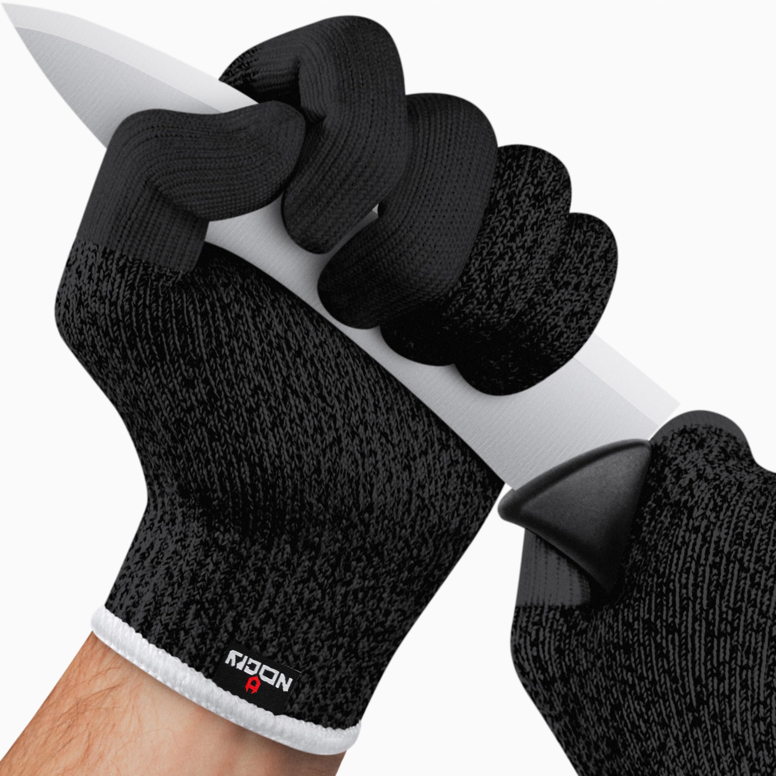 NoCry Premium Cut Resistant Gloves Food Grade — 100% Food Safe — Level 5 Meat Cutting Glove for Chefs & Butchers — Perfect Mandoline Glove or Oyster Shucking Gloves with Superior Comfort & Dexterity