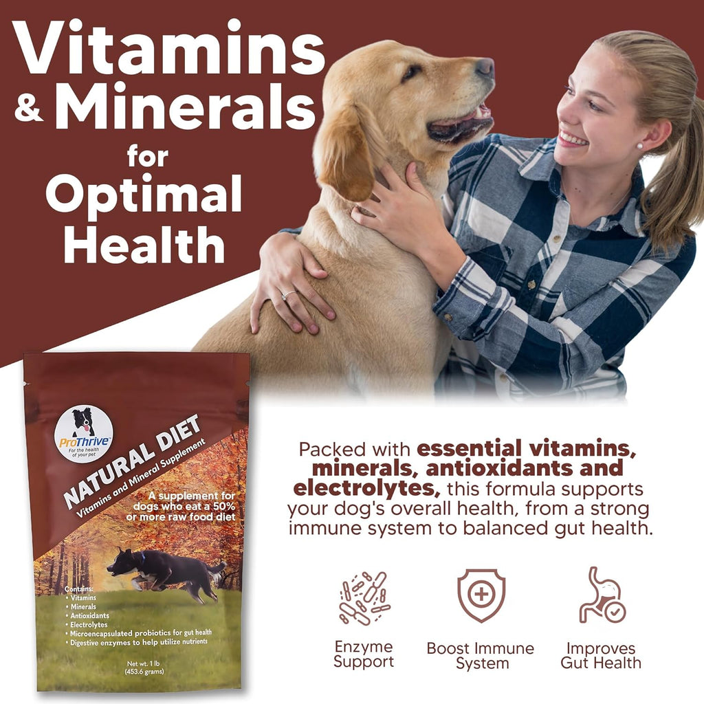 Formulated Canine Natural Diet Vitamins Supplement 1lb