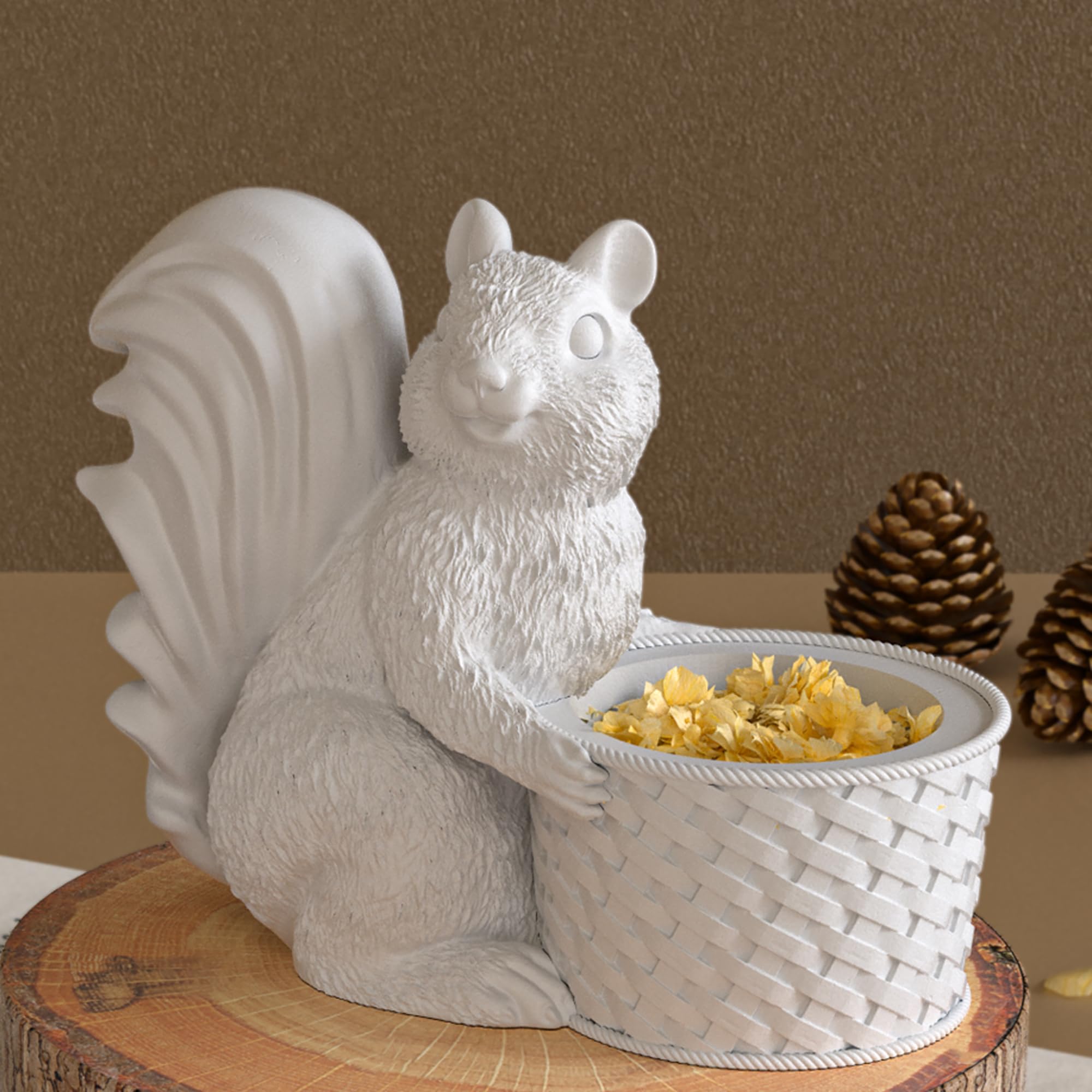 Squirrel Animal Molds Animal Spiral Wave Pillar Rotate Candle & Resin Mold - Resin Casting Silicone Molds for Home Decor & Candle Making Wave Spiral Mold