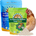 Buff Clucks Coop-Care Bundle – Herb Treat Mix 8 oz & CoopShield Natural + DE Powder | Aromatic Forage Herbs for Chickens for Nesting Boxes & Runs