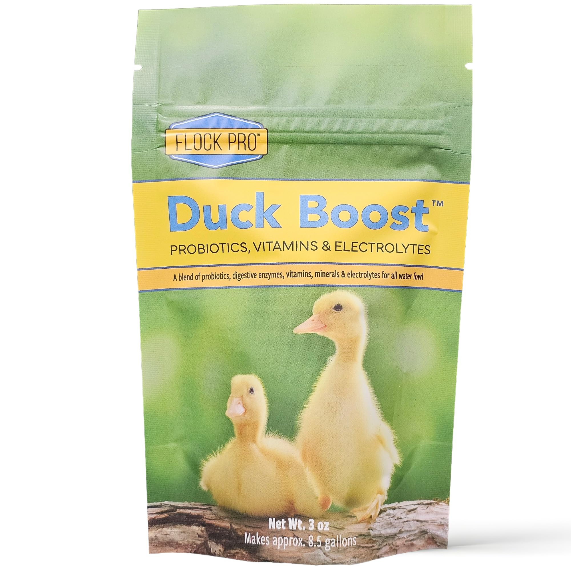 Duck Boost Probiotic - Probiotics, Vitamins, Minerals and Electrolytes for Chickens | Duck Vitamins and Supplements for All Poultry - 3oz