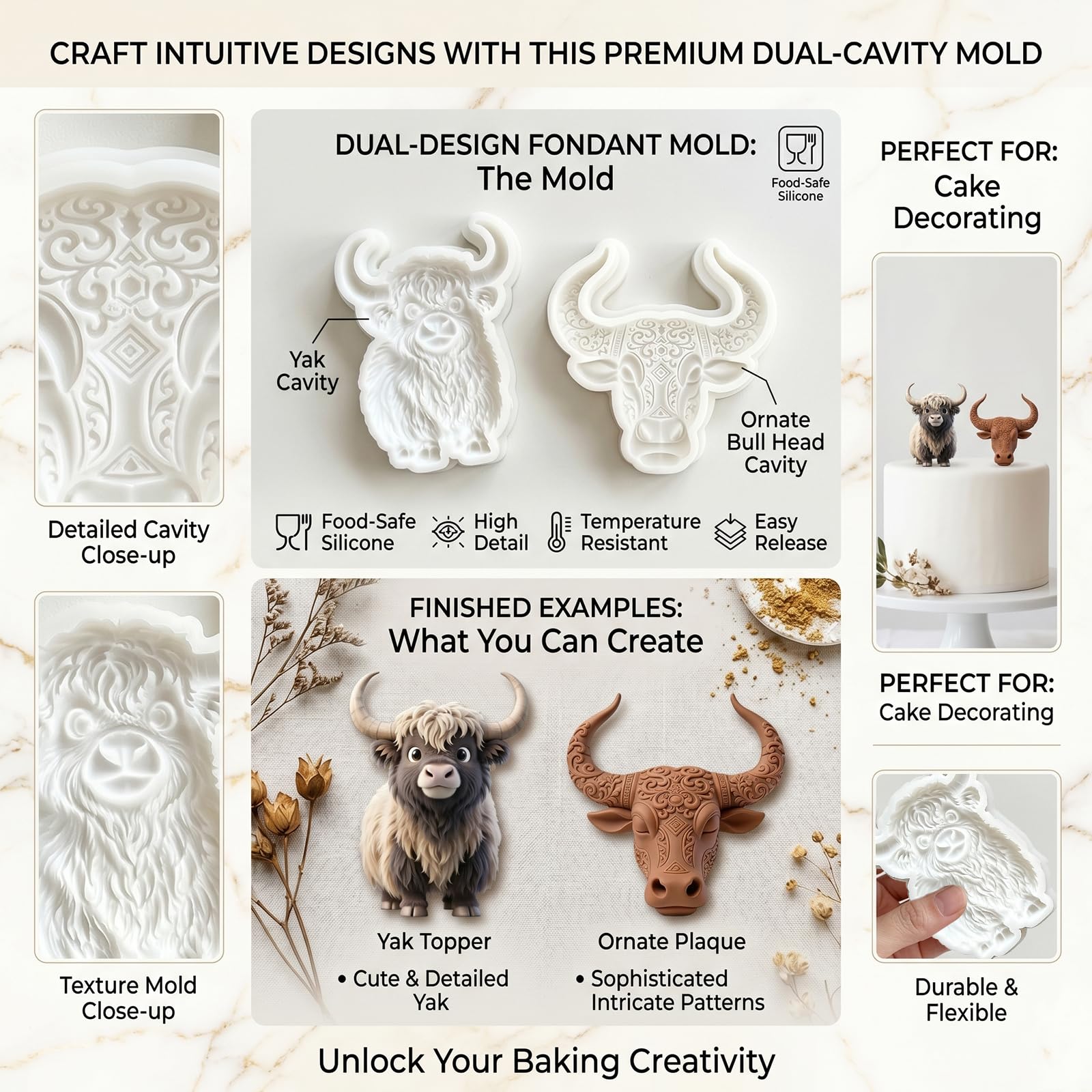 1 Pc Funny Chicken Butt Fondant Mold 3D Bending Chicken Candy Silicone Mold for Cake Decorating, Chocolate, Cupcake Toppers, Resin, Soap, Epoxy, Clay, Plaster, Farm Animal DIY Crafts