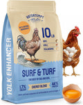 Hatortempt Surf and Turf 10lbs - Dried Mealworms for Chickens, Krill and Black Soldier Fly Larvae - High Calcium and Protein - Chicken Treats for Hens, Wild Birds and Duck Food