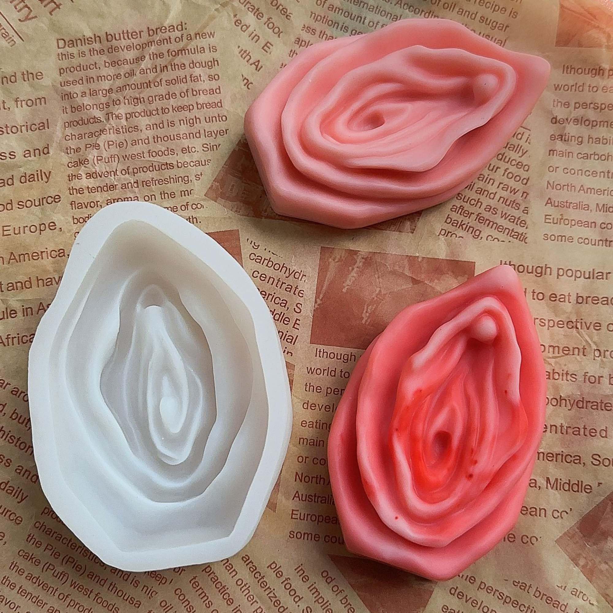 Flower Animal Cylinder Molds Silicone Wave Spiral Candle Mold - Silicone Resin Casting Molds for Candle & Resin & Soap Craft Supplies