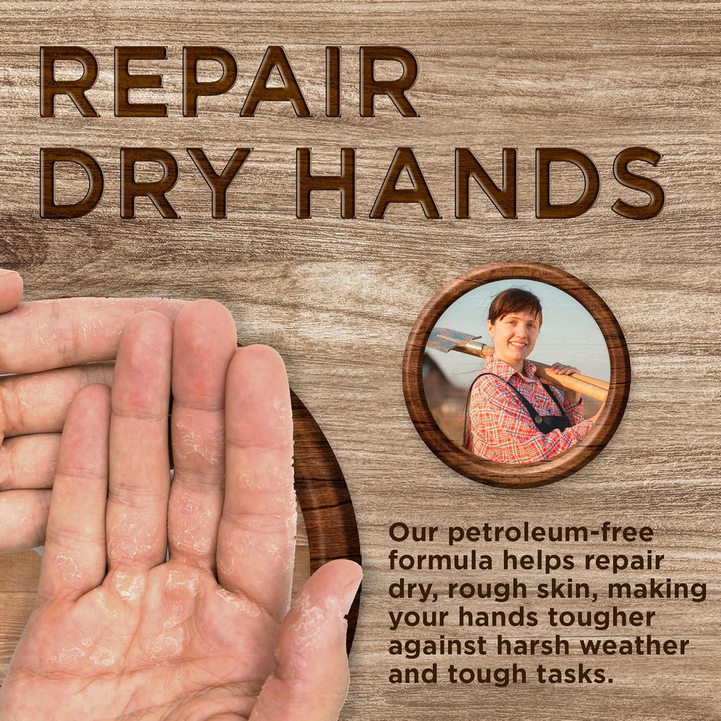 Equerry's Barn Hands Moisturizer for Active Hands | Hand Cream for Dry and Cracked finger tips | Non-Greasy Hand-Repair Cream | 3 Oz, Peppermint Scent