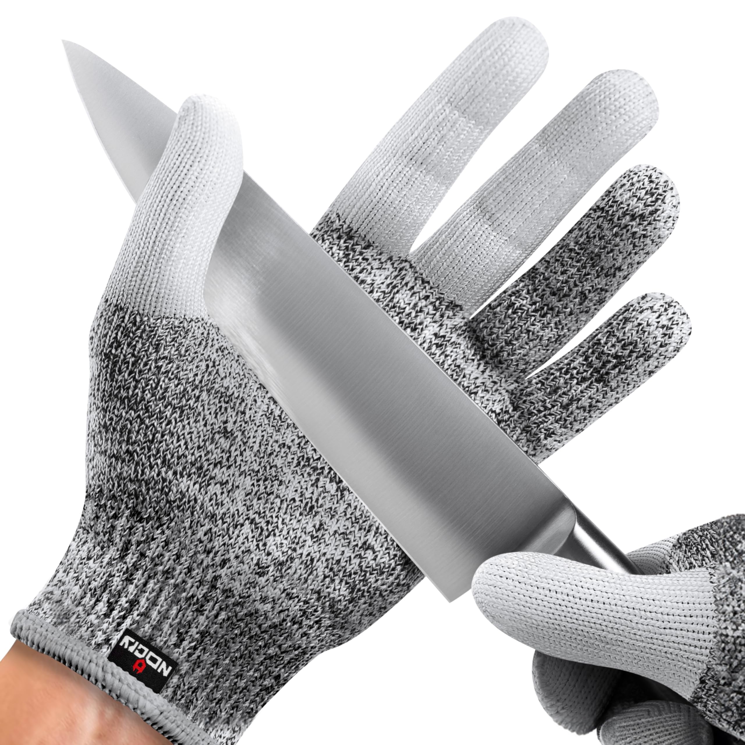 NoCry Premium Cut Resistant Gloves Food Grade — 100% Food Safe — Level 5 Meat Cutting Glove for Chefs & Butchers — Perfect Mandoline Glove or Oyster Shucking Gloves with Superior Comfort & Dexterity