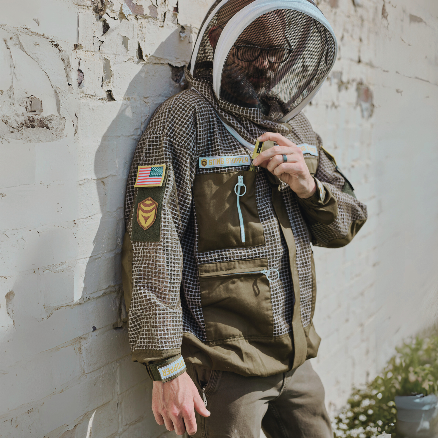 Professional Three Layer Ventilated Beekeeping Jacket