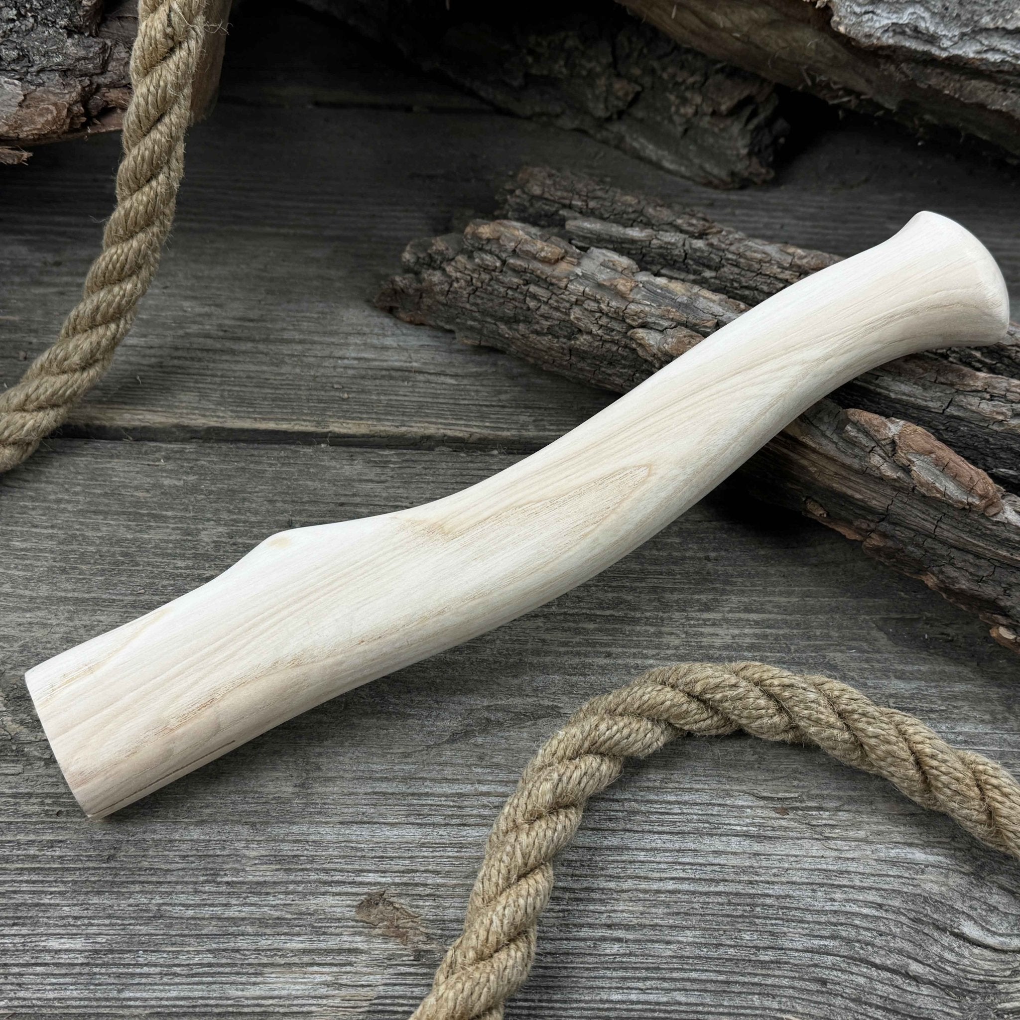 Ash Wood Axe Handle with Red Oak Wedges, 31 cm (12.2 inches)
