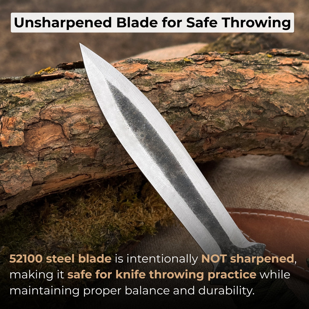 Hand-Forged Throwing Knife, 22 cm (8.6 inches)