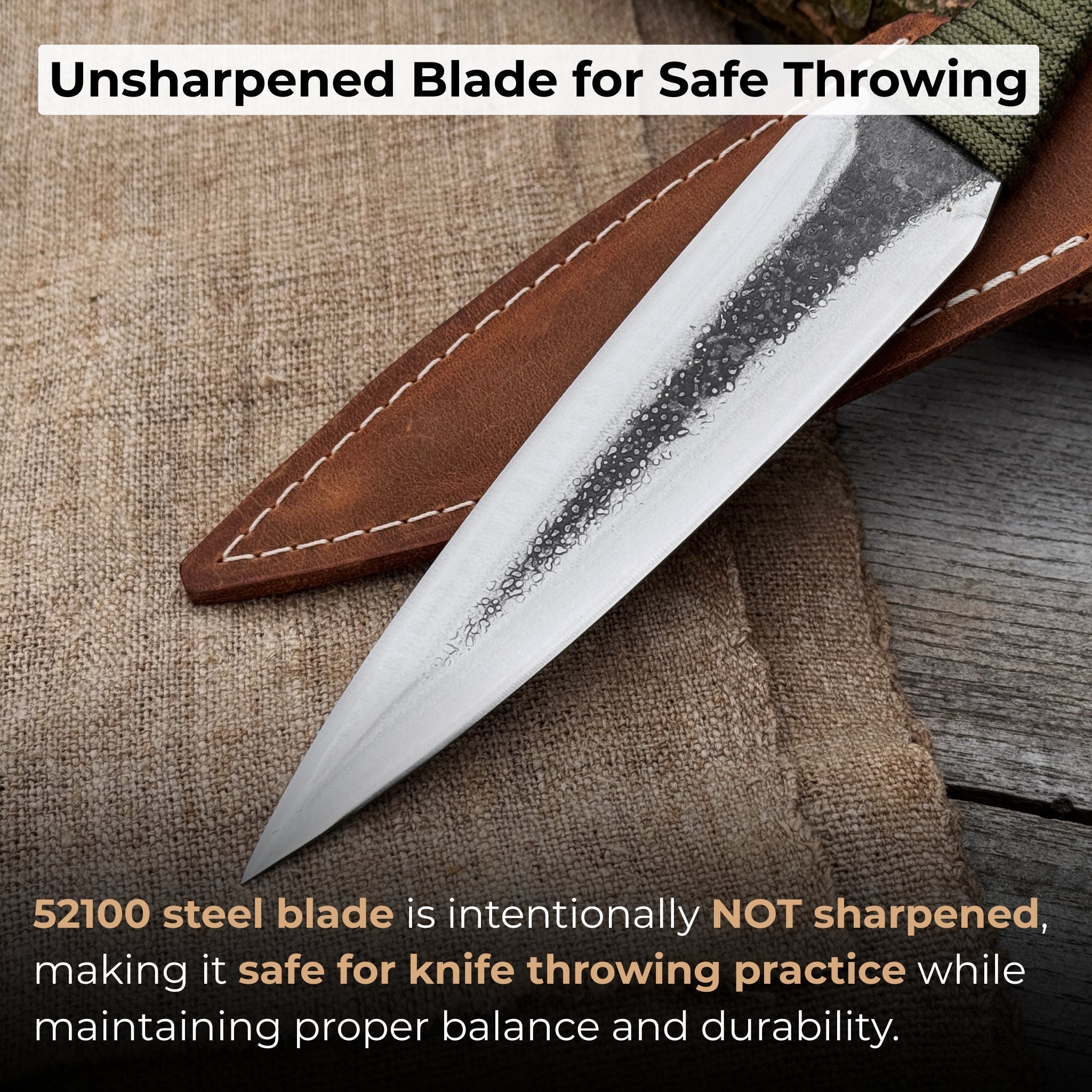Hand-Forged Throwing Knife, 23 cm (9 inches)
