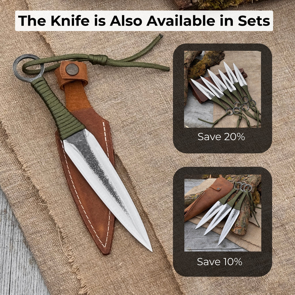 Hand-Forged Throwing Knife, 23 cm (9 inches)