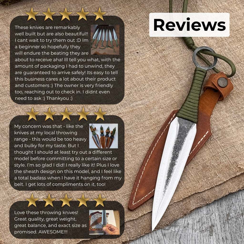 Hand-Forged Throwing Knife, 23 cm (9 inches)