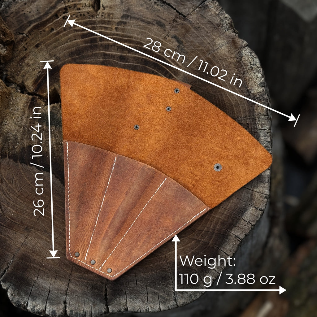 Leather Case for 3 Throwing Knives