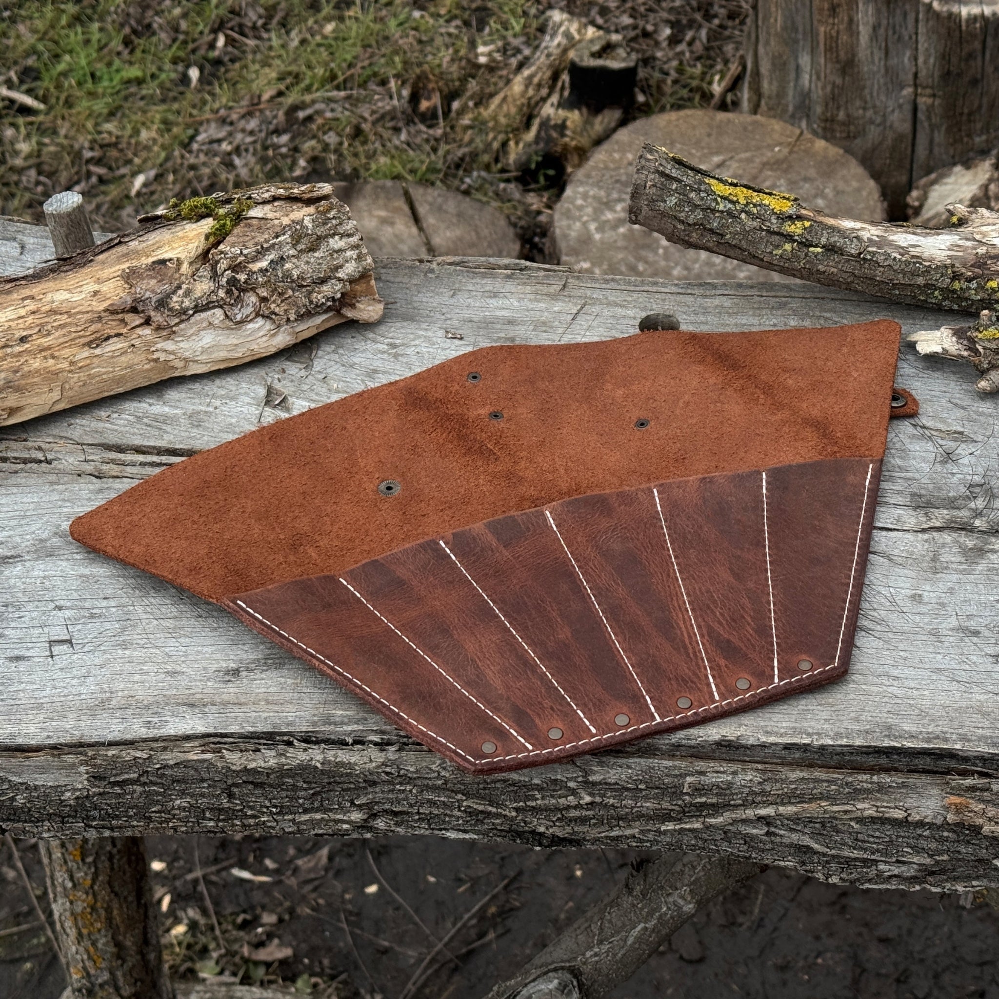 Leather Case for 6 Throwing Knives
