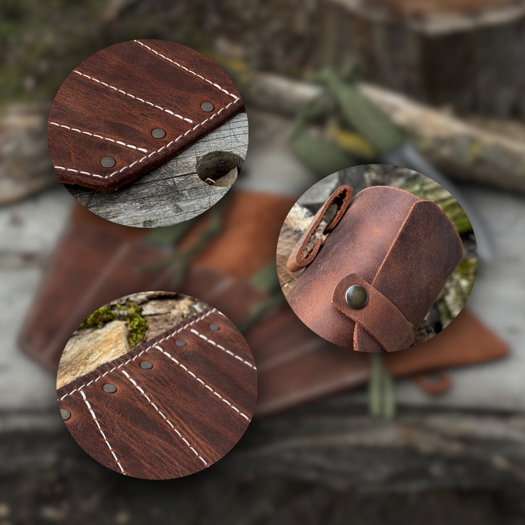 Leather Case for 6 Throwing Knives