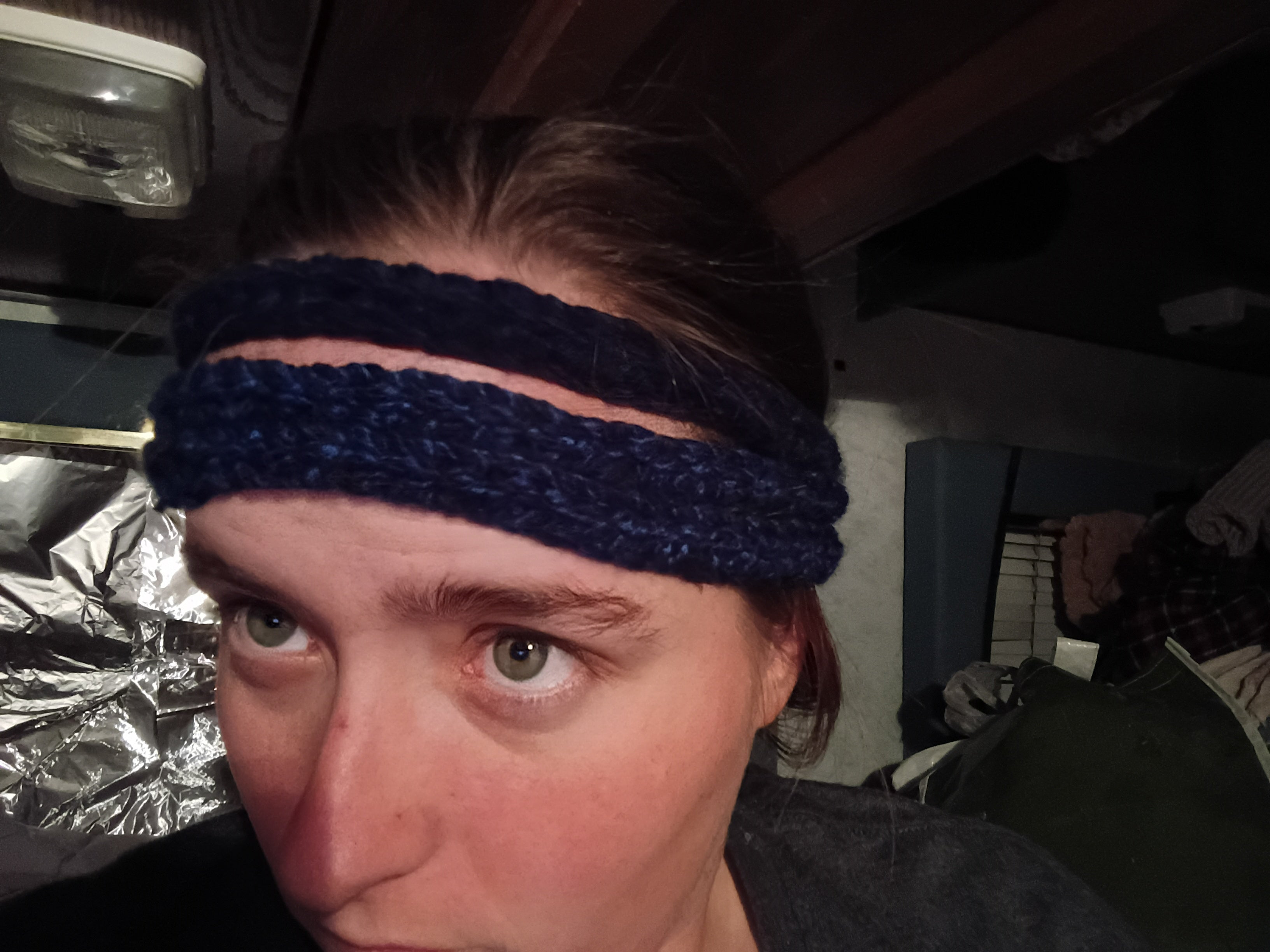 Crocheted Headband - 2 strands