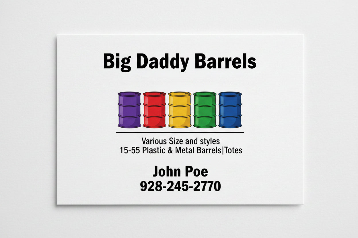 Bid Daddy Barrels