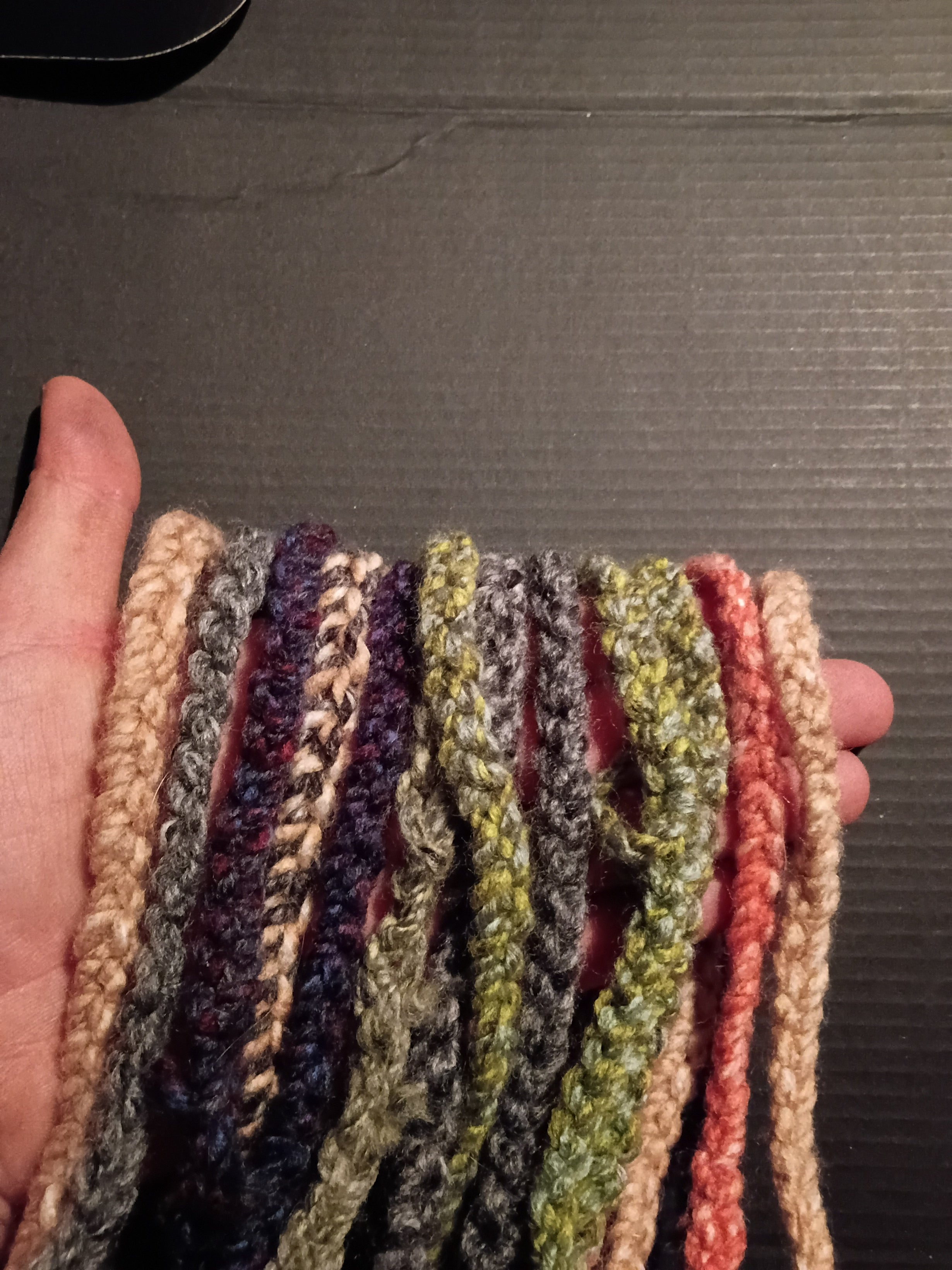 Crocheted Headband 1 strand