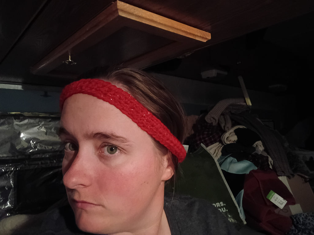 Crocheted Headband - 2 strands