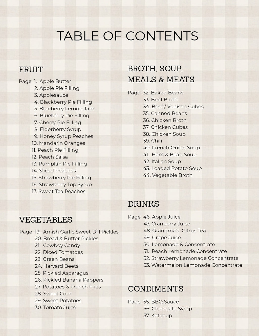 Canning Recipe Book - Preserve the Harvest  (Digital + Print Options)