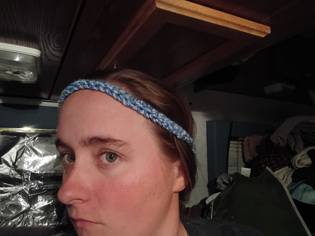 Crocheted Headband - 2 strands