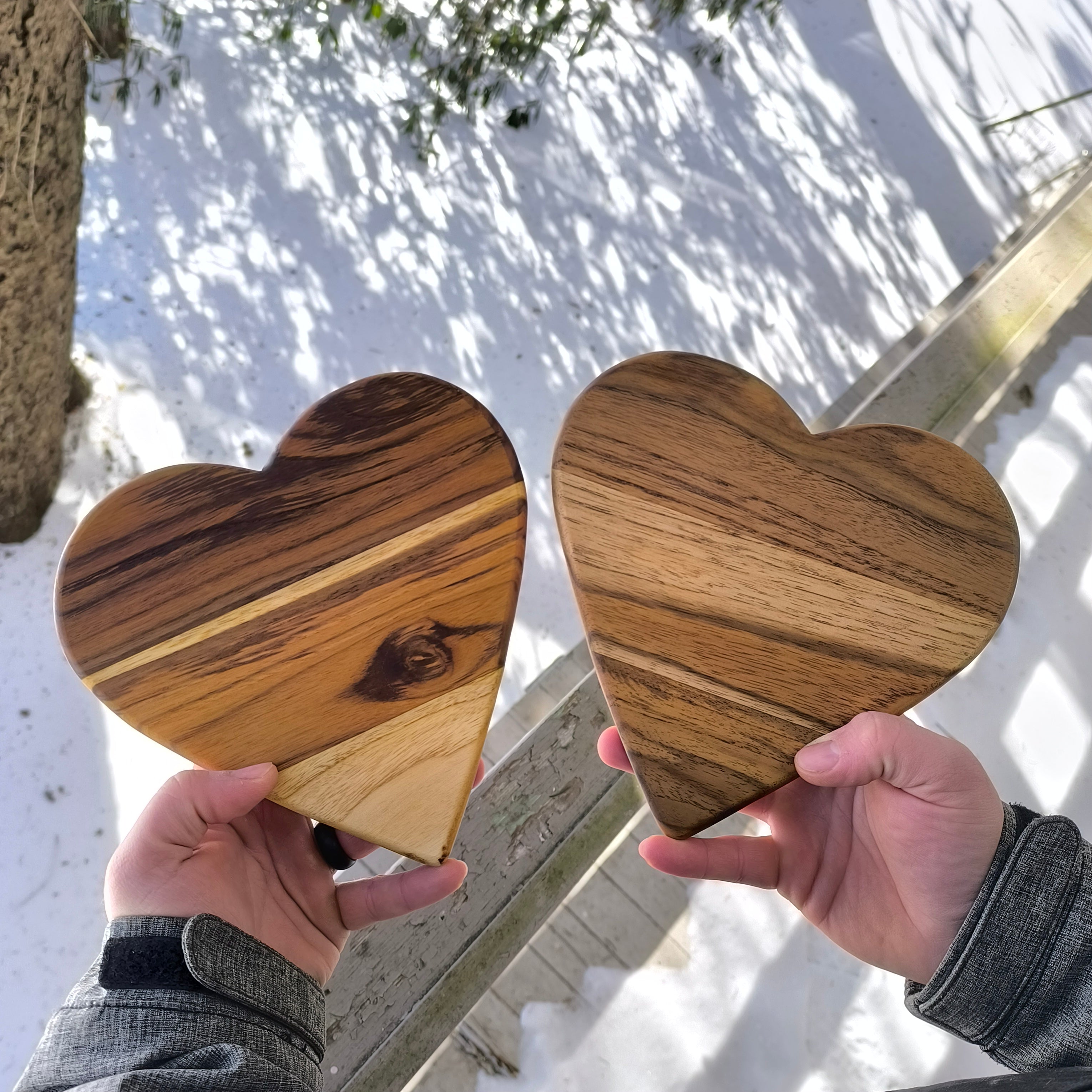 Handmade Heart Cutting Board - Custom Order