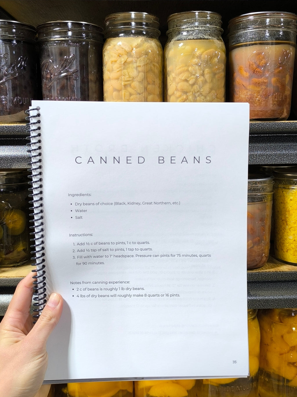Canning Recipe Book - Preserve the Harvest  (Digital + Print Options)
