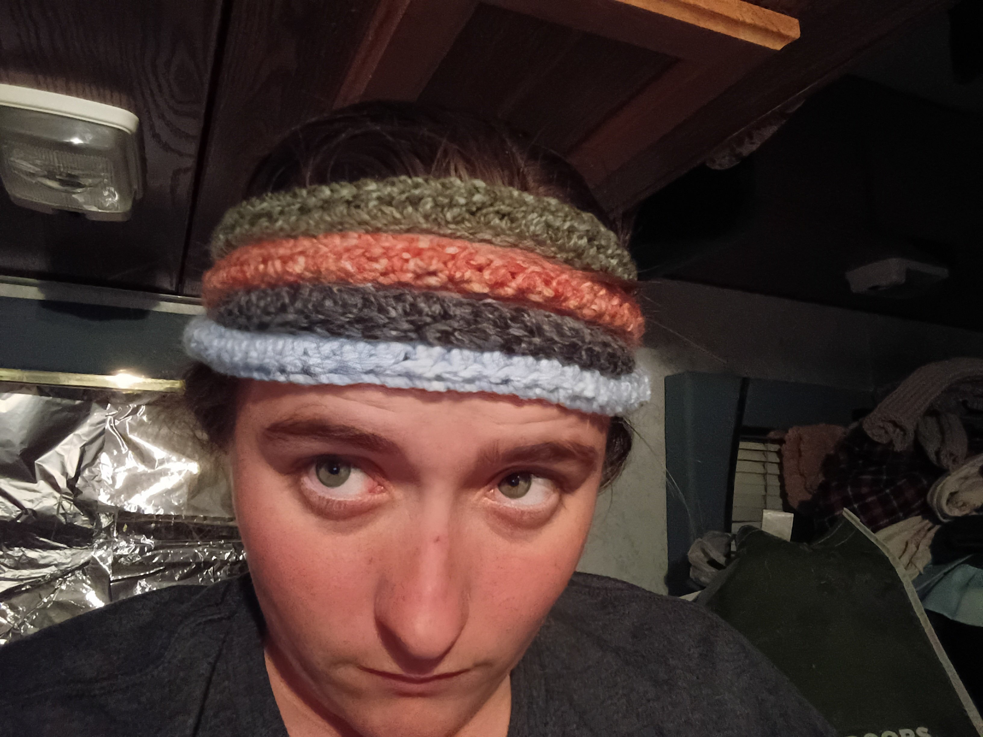 Crocheted Headband - 2 strands