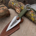 Throwing Knife with Leather Sheath, 19 cm (7.48 inches)